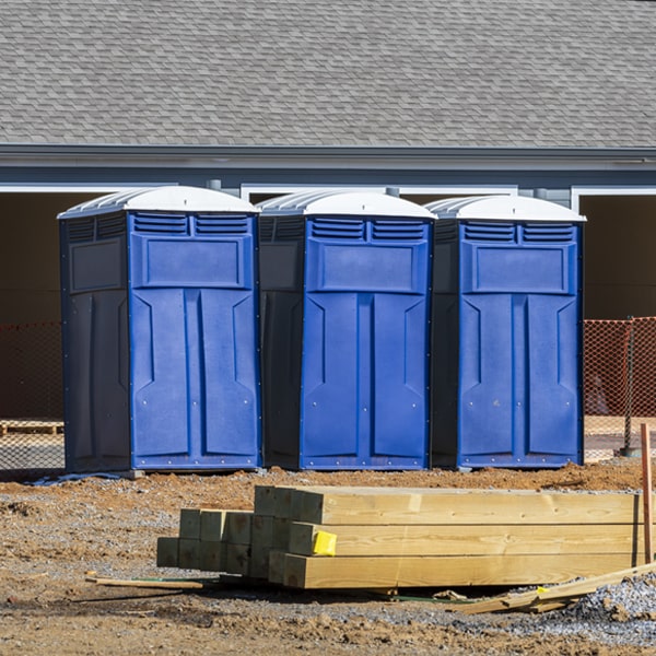 how can i report damages or issues with the porta potties during my rental period in Blakely Island Washington